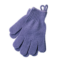 loofah gloves
